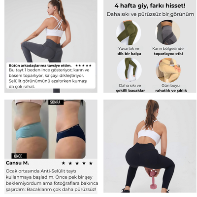 Snocka Premium Şekillendirici - Selülit Giderici Tayt